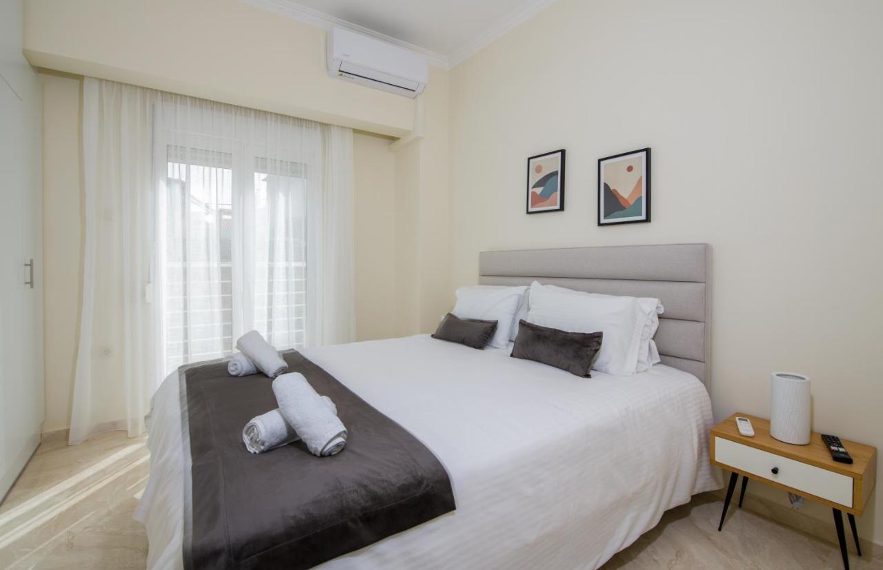 Center Manolia Dream 3 Bedroom Apartment 100M Away From The Beach Chania  Eksteriør billede